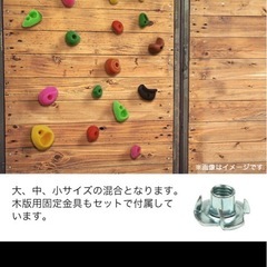 クライミングホールド35個入りの画像