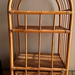 ラタン　シェルフの画像