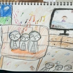 【アトリエべる小金井教室】どんなポーズ❓😁リアルに面白楽しく友達を描こう🖌️🖊️🪑の画像