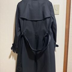 LES MUES  トレンチコート　ライナー付き　レディース　黒の画像