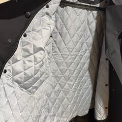 LES MUES  トレンチコート　ライナー付き　レディース　黒の画像