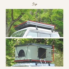 新品未使用品 SHINOBI ルーフテント ハシゴ付 タワー型 メッセージ頂ければ追加画像有りますの画像