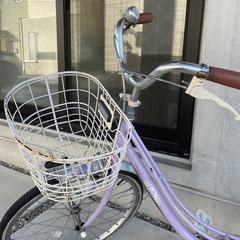 22インチ【子供用自転車 】薄むらさきの画像