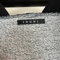INGNI 黒とグレー　ロングカーディガン　Mサイズの画像