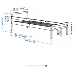 キッズベッド IKEAの画像