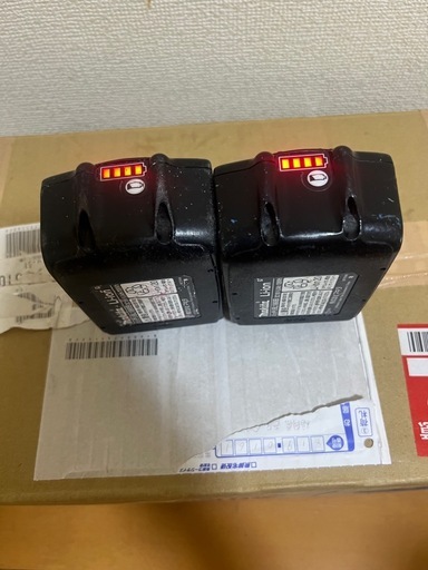 Makita 18V リチウムイオンバッテリー 6.0Ah 2個セット
