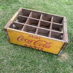 コカコーラ　木箱の画像