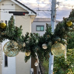 クリスマスツリー　ガーランド　スワッグ　XMasデコレーション　グリーン　オーナメント　飾りはつきません　の画像