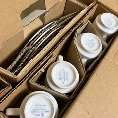 未使用品！！Anchor Hocking社のストーンウェア製食器セット「Orchard」の画像