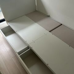 ベッドフレーム シングル用 美品の画像