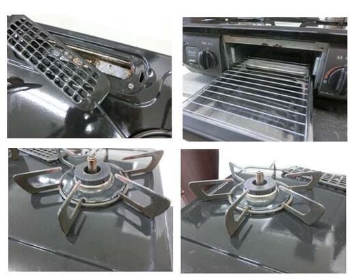 都市ガス ガステーブル 2019年製 幅56cm リンナイ 左強火 RT34NJH ガスコンロ ガス台 ガスグリル 札幌市 西区 西野