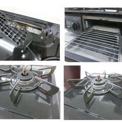 都市ガス ガステーブル 2019年製 幅56cm リンナイ 左強火 RT34NJH ガスコンロ ガス台 ガスグリル 札幌市 西区 西野店の画像