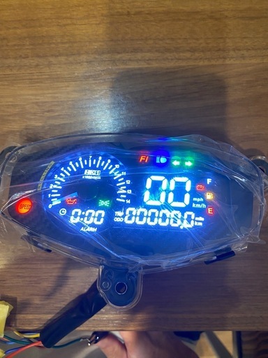 【値下げ】日本語取扱 取付説明書付き スズキ アドレスv125 CF46A CF4EA LED マルチ メーター 社外 アドレスV125G SUZUKI 武川 風 タケガワ