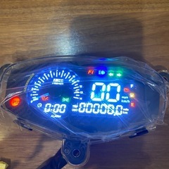 日本語取扱 取付説明書付き スズキ アドレスv125 CF46A CF4EA LED マルチ メーター 社外 アドレスV125G SUZUKI 武川 風 タケガワの画像