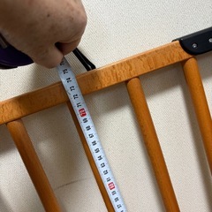 木製ベビーゲート　柵の画像