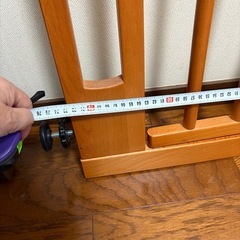 木製ベビーゲート　柵の画像