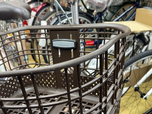 【年末セール一台限り！】リユース品　美品！BRIDGESTONE アルミーユ　26インチ　チェーンタイプ点灯虫　プレシャスベージュ