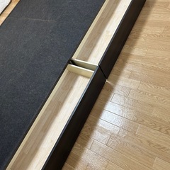 収納付き　セミダブルベッドのフレームの画像