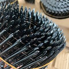 Y6☆7【未使用/2箱まとめ売り】アマテイ 連結釘 計5000本 鉄丸くぎN50 FC-N50 黒 41028M01 ジの画像