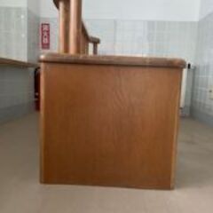 木製長椅子ですの画像