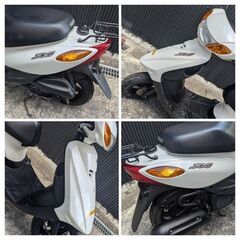 ヤマハ★ジョグ★インジェクション原付スクーター★SA39Jアルミホイール、ディスク上級モデル★Fタイヤ。バッテリー交換済みの画像