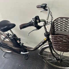 東京23区配達無料🌈新基準 Panasonic パナソニック ビビDX 8.9Ah リチウム 電動自転車中古　1961の画像