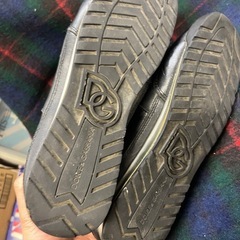 Dolce & Gabbana スニーカー サイズ25cm 黒 ブラック レザースニーカー スニーカー レザーの画像