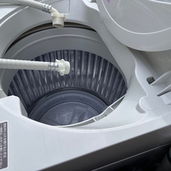 🟧洗濯機番号110 SHARP 2024年製 6kg 大阪府内全域配達無料 設置動作確認込み 保管場所での引取は値引きしますの画像