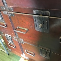 箪笥　レトロ　仙台箪笥　松竹梅　⭐︎85728の画像