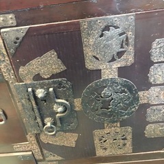 箪笥　レトロ　仙台箪笥　松竹梅　⭐︎85728の画像