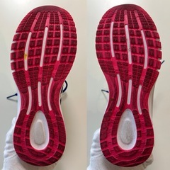 美品レディーススニーカー adidasアディダス ランニングシューズ ブルー　ウォーキングシューズ女性用婦人靴CP8770の画像