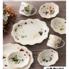 ムーミン プレート 2枚セットの画像