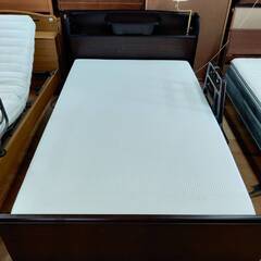 【愛品倶楽部柏店】電動ベッド セミダブルサイズ 「F:フランスベッド プレオックス 2モーター」「M:TEMPUR オリジナル19 104ニュートン(かため)」 フレーム＆マットレスSETの画像
