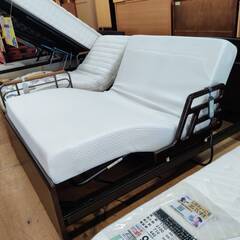 【愛品倶楽部柏店】電動ベッド セミダブルサイズ 「F:フランスベッド プレオックス 2モーター」「M:TEMPUR オリジナル19 104ニュートン(かため)」 フレーム＆マットレスSETの画像