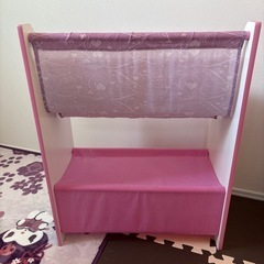 決まりました　プリンセスの本棚、おもちゃ収納の画像