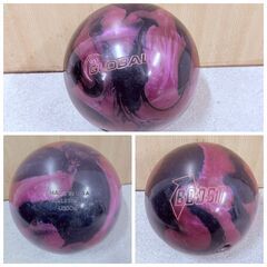 【❗️✨マイボウル✨❗️】 🎳900 GLOBAL ボウリングボール2個＋Pro-am 2ボールキャリーバッグセット（現状品）の画像