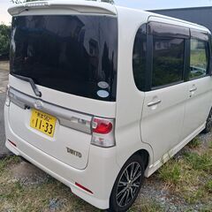 ダイハツ タントカスタム車検たっぷり付いています！！の画像