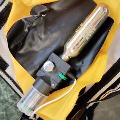 ライフジャケット 自動膨張式 腰巻 ベルトタイプ 　アーバンカモフラージュの画像