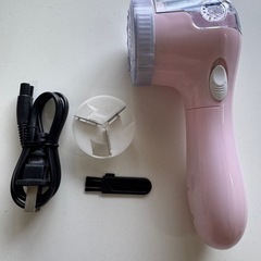 毛玉取り器 USB充電式 ピンクの画像