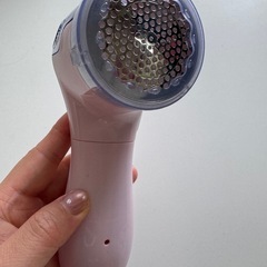 毛玉取り器 USB充電式 ピンクの画像