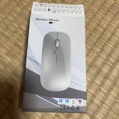【新品同様】Mucuru 無線マウス Bluetooth5.4 シルバー✨ 一度開封のみ／京王線駅受け渡し可／配送可（送料実費）の画像