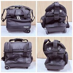 【❗️✨一式セット✨❗️】🎳Ebonite PIVOT ボウリングボール＋ABS PRO-amバッグ＋Dexterシューズ（26.0cm）セット 現状品の画像