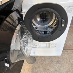 直接引き取り10,000円引き⭐︎大阪府下又は近郊は配送設置込み🉑 SHARP 11/6kgドラム式洗濯乾燥機 ES-W112-SL 2019年製/MPJ105-21の画像