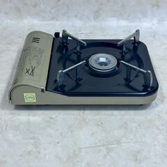 A8143【お買い得商品‼】西宮金属  カセットコンロ ガスコンロ 卓上コンロ　1994年製 鍋 すき焼き しゃぶしゃぶ 鍋パーティ コンパクト 小型  N-300Aの画像