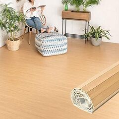 ウッドカーペット江戸間6畳用 260x350cm 2枚　本格フローリングカーペットの画像