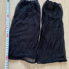 黒レッグウォーマー二足セットの画像