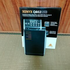 BEHRINGER XENYX Q802USB　６チャンネル＋２チャンネル　オーディオミキサー　中古　　送料が高いので取りにこれる方限定の画像