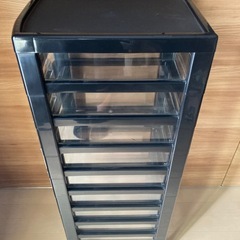 美品　SOFIA レターケース　衣装ケース　チェスト フィッツプラス　書類ケース　収納　書類ケース　スーパークリアチェスト　１０段　シェルフ　事務用品の画像