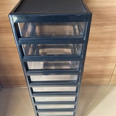 美品　SOFIA レターケース　衣装ケース　チェスト フィッツプラス　書類ケース　収納　書類ケース　スーパークリアチェスト　１０段　シェルフ　事務用品の画像