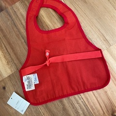 【新品未使用】スヌーピー　布製　お食事エプロンの画像